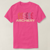 Retro Archery I Bow I Archer T-Shirt (Design vorne)