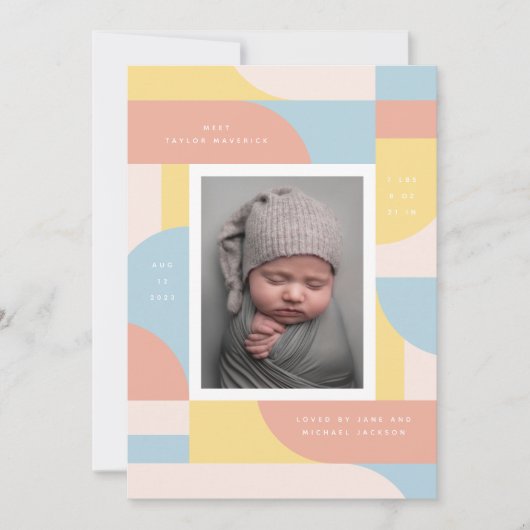 Retro-Arches Einladung (Vorderseite)