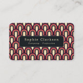 Retro Arches Visitenkarte (Vorderseite)