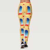 Retro Archway Leggings - Casablanca Window (Rückseite)