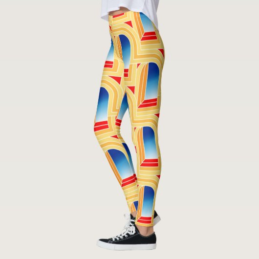 Retro Archway Leggings - Casablanca Window (Links)