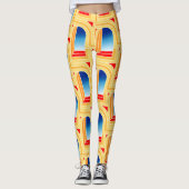 Retro Archway Leggings - Casablanca Window (Vorderseite)