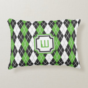 Retro-Argyle-Akzentkissen Zierkissen