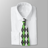 Retro Argyle Men’s Neck Tie Krawatte (Gebunden)