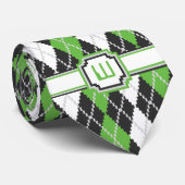 Retro Argyle Men’s Neck Tie Krawatte (Gerollt)