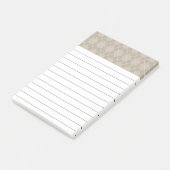 Retro-Argyle-Post-it-Notes Post-it Klebezettel (angewinkelt)