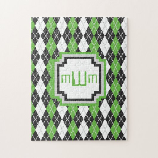 Retro-Argyle-Puzzle Puzzle (Vertikal)
