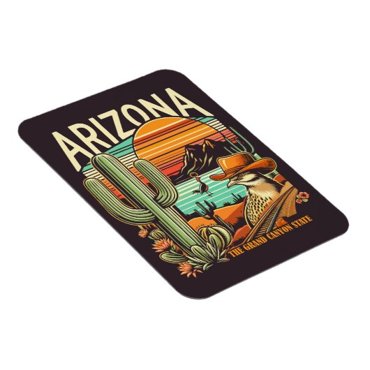 Retro Arizona Magnet (Rechte Seite)