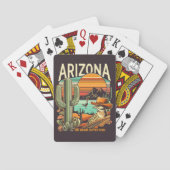 Retro Arizona Spielkarten (Rückseite)