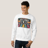 Retro Arizona Staat Sweatshirt (Vorne ganz)