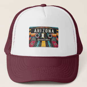 Retro Arizona Staat Truckerkappe