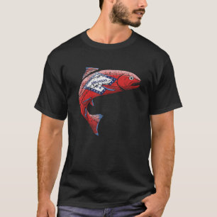 Retro Arkansas Flag Forelle Vintage Fly Fishing Gr T-Shirt