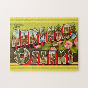 Retro-Arkansas-Ozarks 11x14 Puzzle