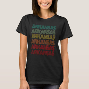 Retro Arkansas Zuhause Roots Little Rock Family Va T-Shirt