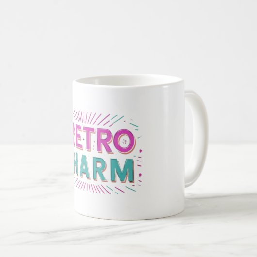 Retro-Armarm Kaffeetasse (VorderseiteRechts)