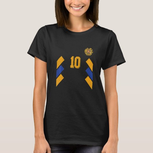 Retro Armenia Soccer or Football for Armenians T-Shirt (Vorderseite)