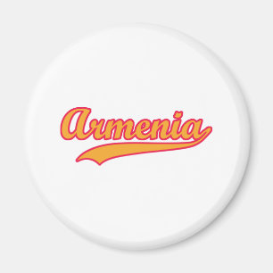 Retro Armenien Magnet