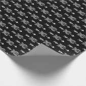 Retro Arrow Cross Country Geschenk, XC-Logo Geschenkpapier (Ecke)