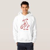 Retro Arsenal Hoodie (Vorne ganz)