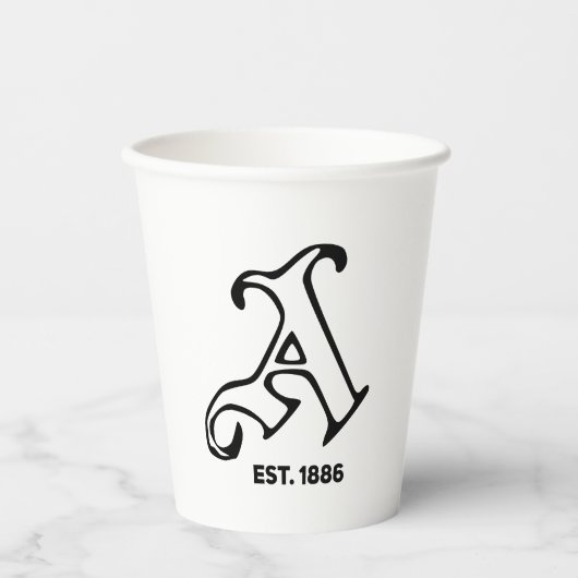 Retro Arsenal Pappbecher (Vorderseite)
