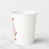 Retro Arsenal Pappbecher (Links)