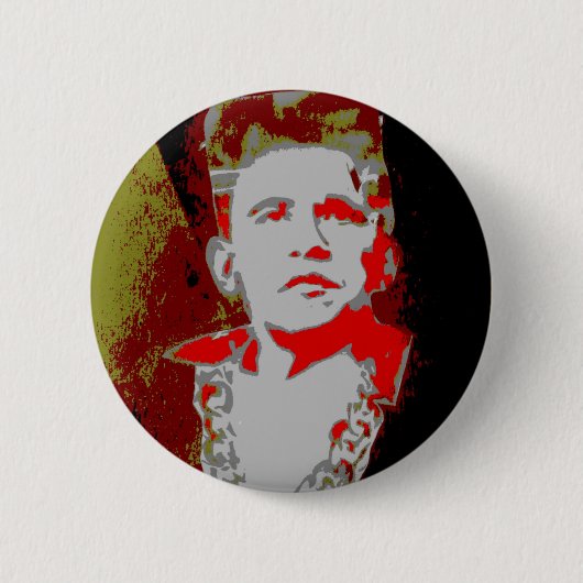 Retro Art 2 Obama Button (Vorderseite)
