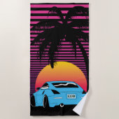 Retro Art 350Z Strandtuch (Vorderseite)