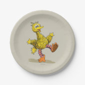 Retro Art Big Bird 2 Pappteller (Vorderseite)