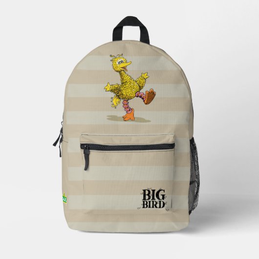 Retro Art Big Bird Bedruckter Rucksack (Vorderseite)