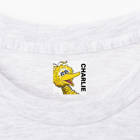 Retro Art Big Bird Etiketten (Befestigt)