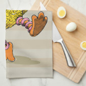 Retro Art Big Bird Geschirrtuch (Viertel Falte)