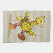 Retro Art Big Bird Geschirrtuch (Horizontal)