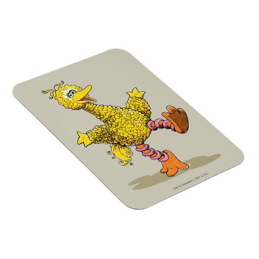 Retro Art Big Bird Magnet (Rechte Seite)