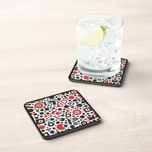 Retro Art Deco 50er Getränkeuntersetzer (Rechte Seite)