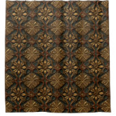 Retro-Art-Déco-Duschvorhang Duschvorhang (Vorderseite)