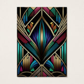 Retro Art Deco Earring Display Card (Rückseite)