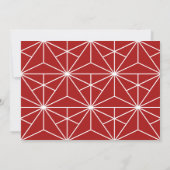 Retro Art Deco Frohe Weihnachten Foto (Rückseite)