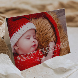 Retro Art Deco Frohe Weihnachten Foto