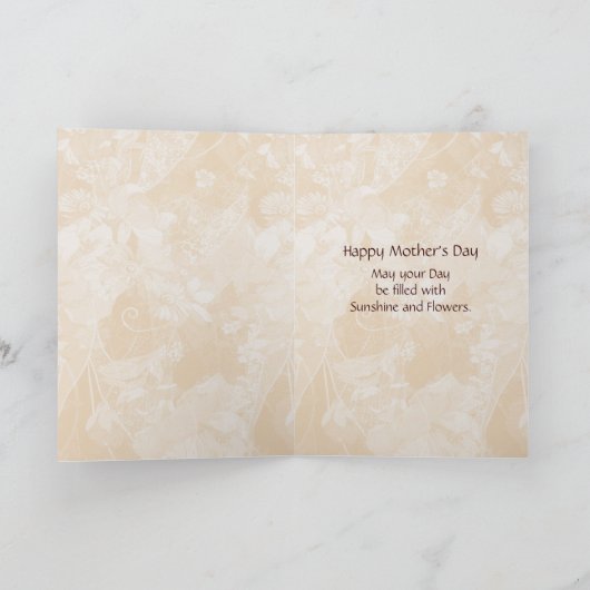 Retro Art Deco Happy Mütter Day Card Karte (Innenseite)