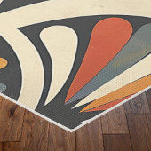 Retro Art Deco Jazz Age Mute Colors Monogramm Yogamatte