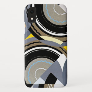Retro Art Deco Vintage Abstrakte Kreisstruktur Case-Mate iPhone Hülle