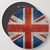 Retro Art der BRITISCHEN britischen Button (Vorne & Hinten)