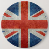 Retro Art der BRITISCHEN britischen Button (Vorderseite)