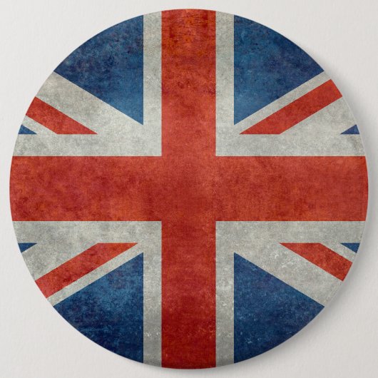 Retro Art der BRITISCHEN britischen Button (Vorderseite)