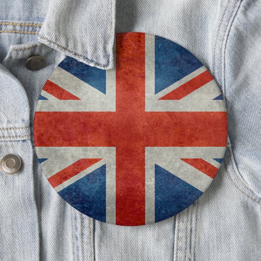 Retro Art der BRITISCHEN britischen Button (Beispiel)