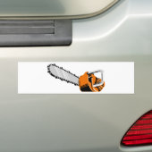 Retro Art der Kettensäge Autoaufkleber (Auf Auto)