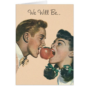 Retro Art, die einen Biss aus großen Apple heraus