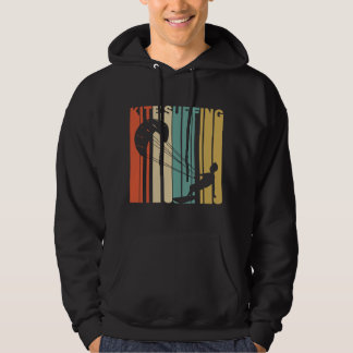 Retro Art-Drachen-surfender Drachen-Surfer Hoodie