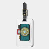 Retro Art-Kamera-Gepäckanhänger Gepäckanhänger (Vorderseite vertikal)