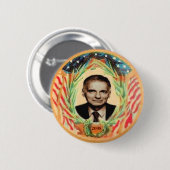 Retro Art-Knopf Nader Button (Vorne & Hinten)